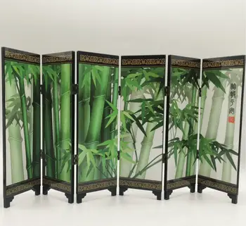 Sľubný mier bambusu lacquerware obrazovky ploche Vybavenie výrobkov remeslá